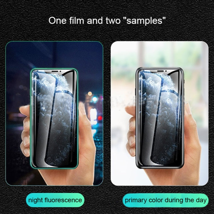 For iPhone 13 / 13 Pro Luminous Shatterproof Airbag Tempered Glass Film - iPhone 13 Tempered Glass by PMC TechLife | Online Shopping South Africa | PMC TechLife