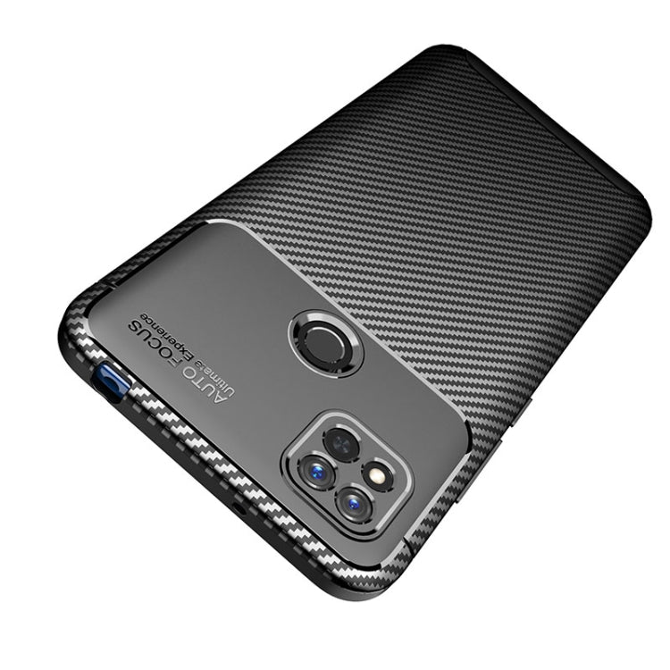 For Xiaomi Redmi 10A Carbon Fiber Texture Shockproof TPU Phone Case(Black) - Xiaomi Cases by PMC TechLife | Online Shopping South Africa | PMC TechLife