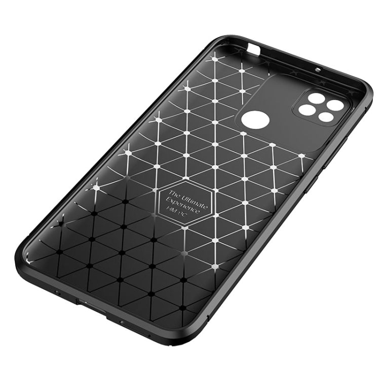 For Xiaomi Redmi 10A Carbon Fiber Texture Shockproof TPU Phone Case(Black) - Xiaomi Cases by PMC TechLife | Online Shopping South Africa | PMC TechLife