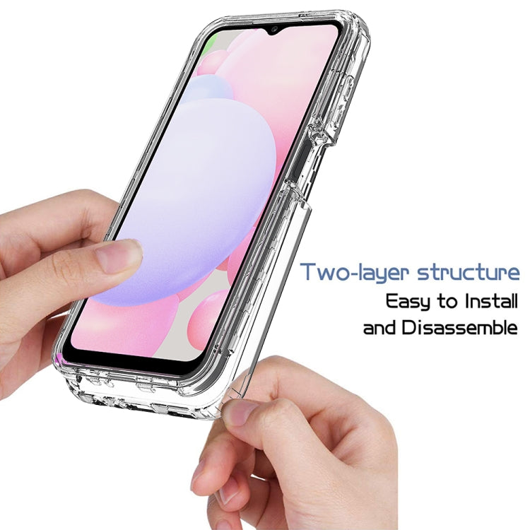 For Samsung Galaxy A13 4G Full Body Shockproof Clear Gradient Phone Case(Black) - free shipping - PMC TechLife - Order now!