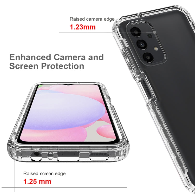 For Samsung Galaxy A13 4G Full Body Shockproof Clear Gradient Phone Case(Black) - free shipping - PMC TechLife - Order now!