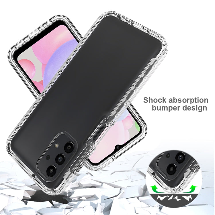 For Samsung Galaxy A13 4G Full Body Shockproof Clear Gradient Phone Case(Blue) - Galaxy Phone Cases by PMC TechLife | Online Shopping South Africa | PMC TechLife | Buy Now Pay Later Mobicred