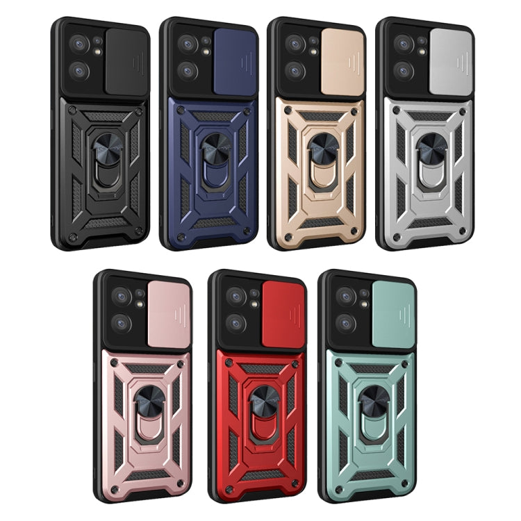 For OPPO Reno7 5G Global / Find X5 Lite Sliding Camera Cover Design TPU+PC Phone Case(Black) - free shipping - PMC TechLife - Order now!
