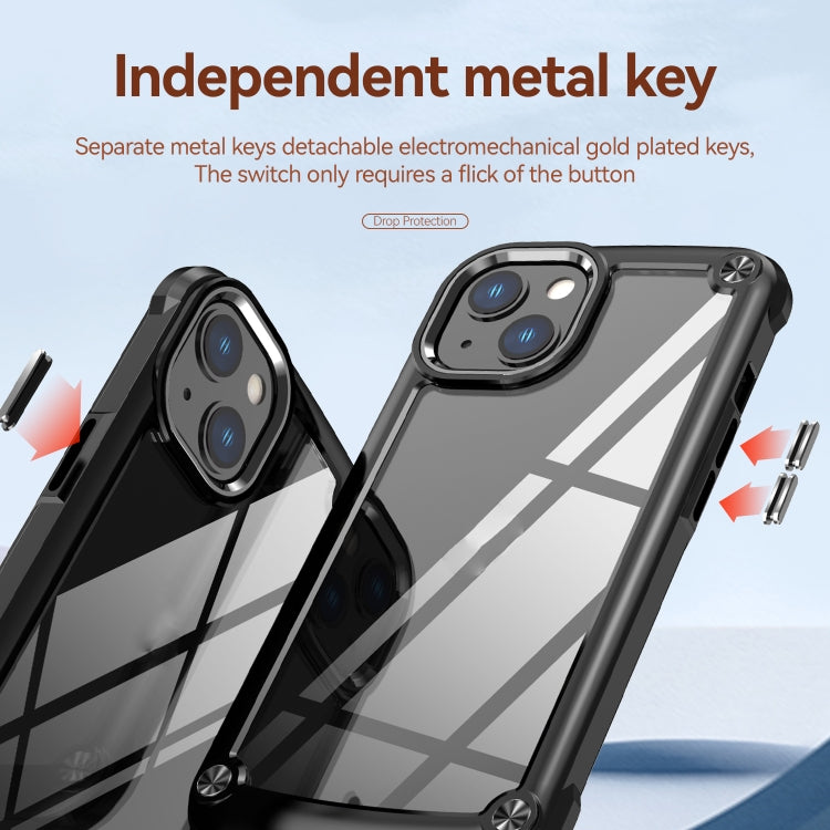 For iPhone 13 TPU + PC Lens Protection Phone Case(Black) - iPhone 13 Cases by PMC TechLife | Online Shopping South Africa | PMC TechLife | Buy Now Pay Later Mobicred