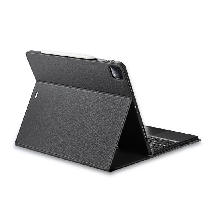 DUX DUCIS Bluetooth Keyboard Leather Case with Touchpad & Smart Sleep Function For iPad Pro 12.9 2020/2021/2022(Black) - free shipping - PMC TechLife - Order now!