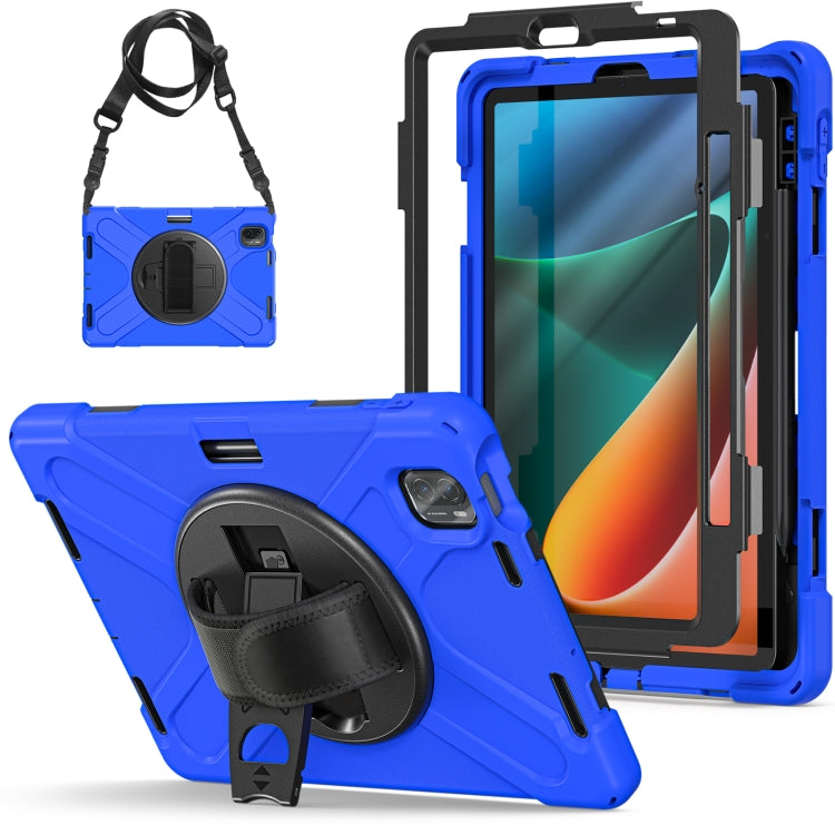 For Xiaomi Pad 5 / Pad 5 Pro Silicone + PC Tablet Case(Blue) -  by PMC TechLife | Online Shopping South Africa | PMC TechLife