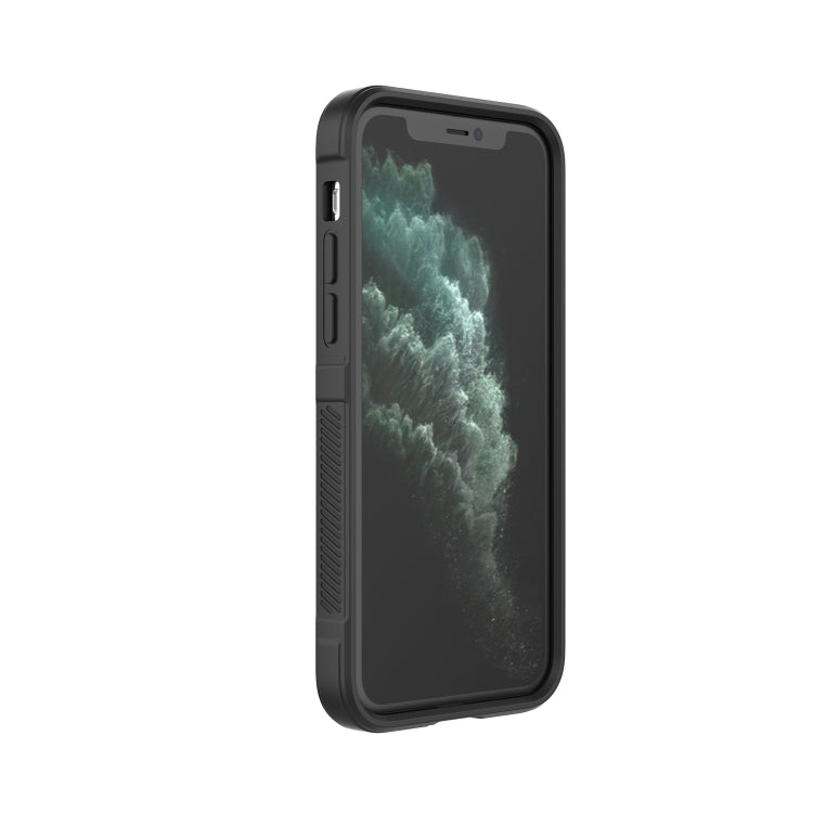 For iPhone 11 Pro Max Magic Shield TPU + Flannel Phone Case (Dark Blue) - free shipping - PMC TechLife - Order now!