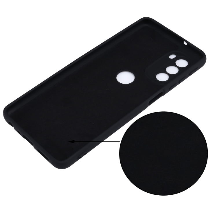 For Motorola Moto G51 5G Pure Color Liquid Silicone Shockproof Full Coverage Phone Case(Black) - Motorola Cases by PMC TechLife | Online Shopping South Africa | PMC TechLife | Buy Now Pay Later Mobicred