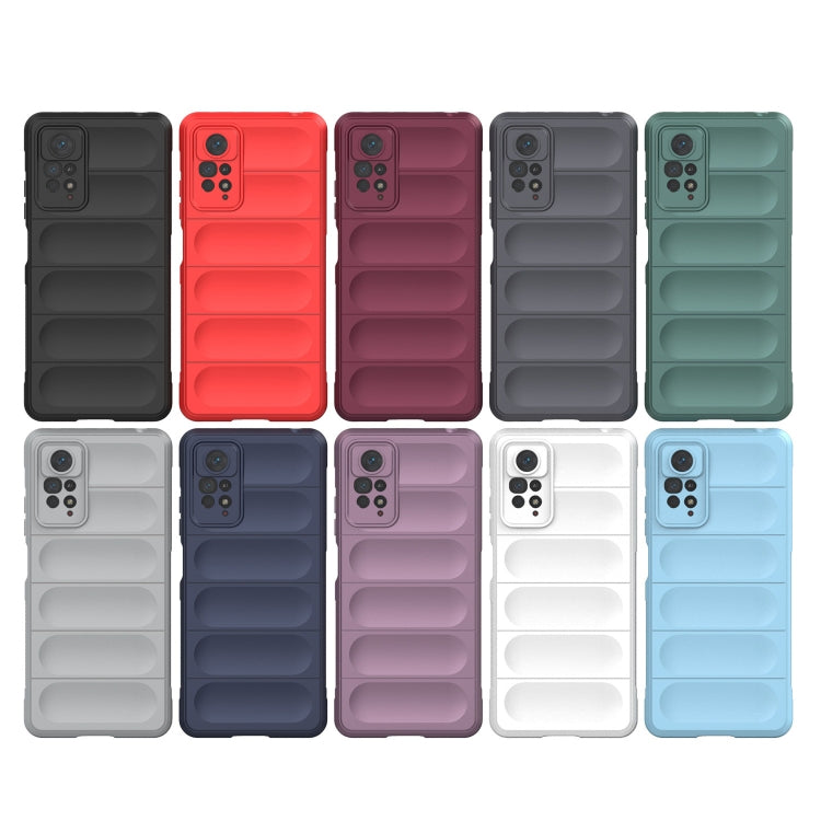 For Xiaomi Redmi Note 11 Pro International Magic Shield TPU + Flannel Phone Case(Black) - Xiaomi Cases by PMC TechLife | Online Shopping South Africa | PMC TechLife | Buy Now Pay Later Mobicred