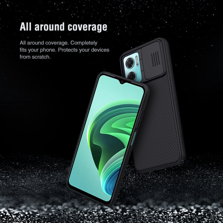 For Xiaomi Redmi Note 11E 5G / Redmi 10 5G NILLKIN Black Mirror Series Camshield PC Phone Case(Black) - Xiaomi Cases by NILLKIN | Online Shopping South Africa | PMC TechLife | Buy Now Pay Later Mobicred