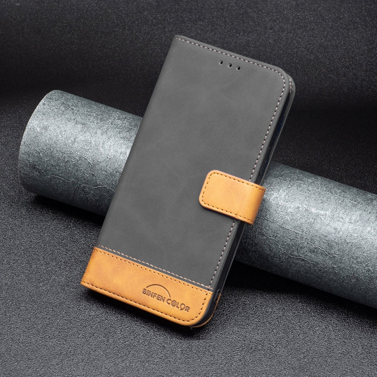 For Samsung Galaxy A53 BF11 Color Matching Skin Feel Leather Phone Case(Black) - free shipping - PMC TechLife - Order now!