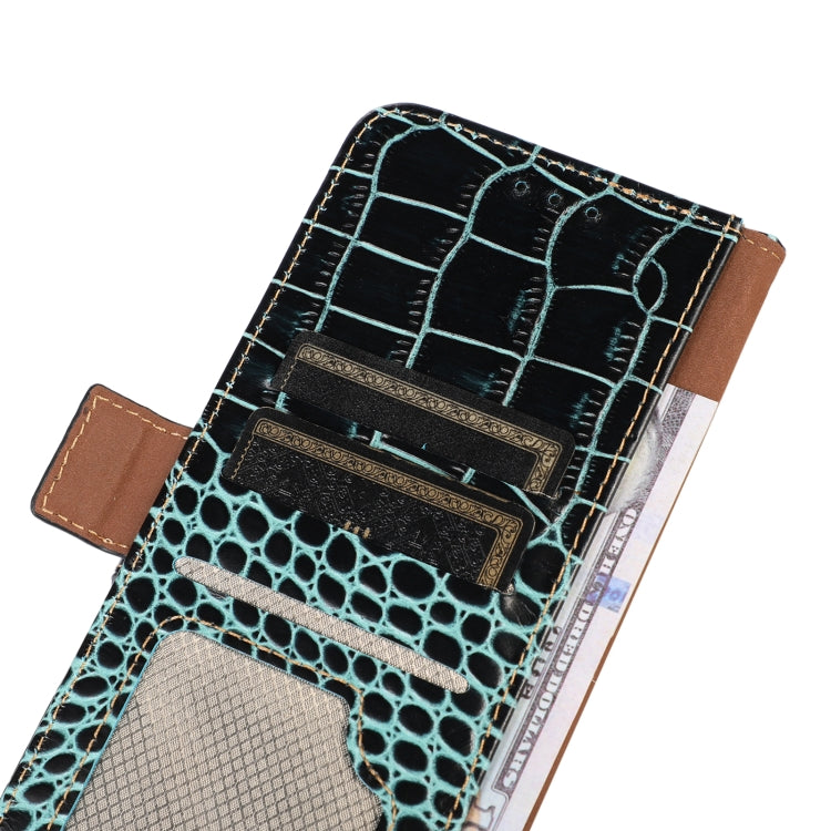 For Xiaomi 12 Lite Crocodile Top Layer Cowhide Leather Phone Case(Green) - Xiaomi Cases by PMC TechLife | Online Shopping South Africa | PMC TechLife