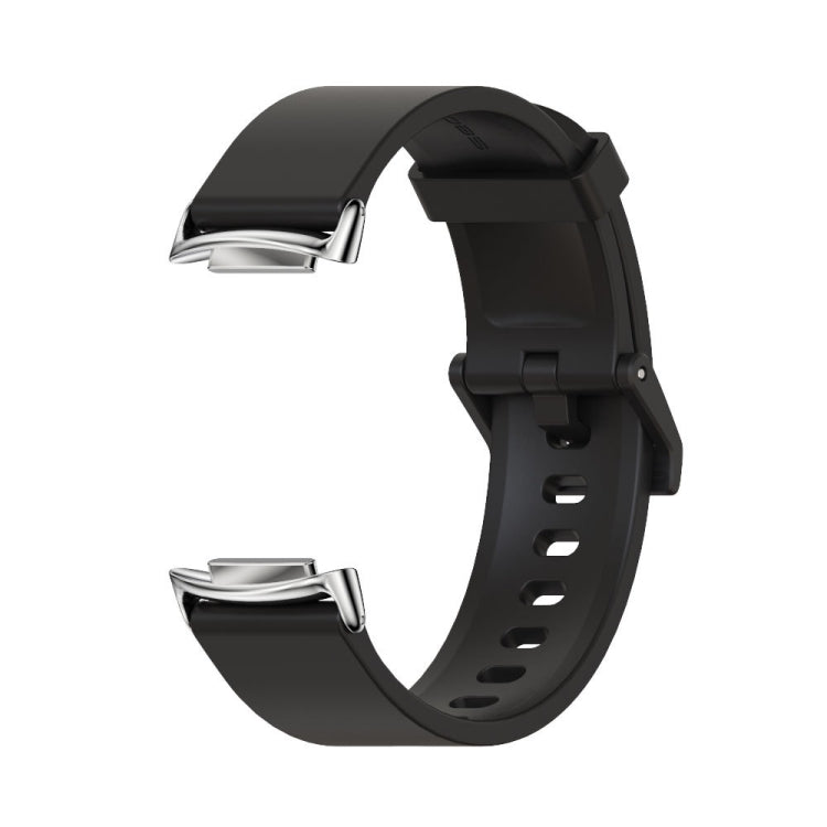 For Fitbit Charge 5 Mijobs Soft Silicone  Watch Band(Black) - Watch Bands by MIJOBS | Online Shopping South Africa | PMC TechLife | Buy Now Pay Later Mobicred