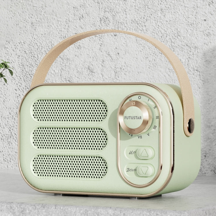 DW13 Portable HIFI Mini Retro Wireless Bluetooth Speaker(Green) - Mini Speaker by PMC TechLife | Online Shopping South Africa | PMC TechLife