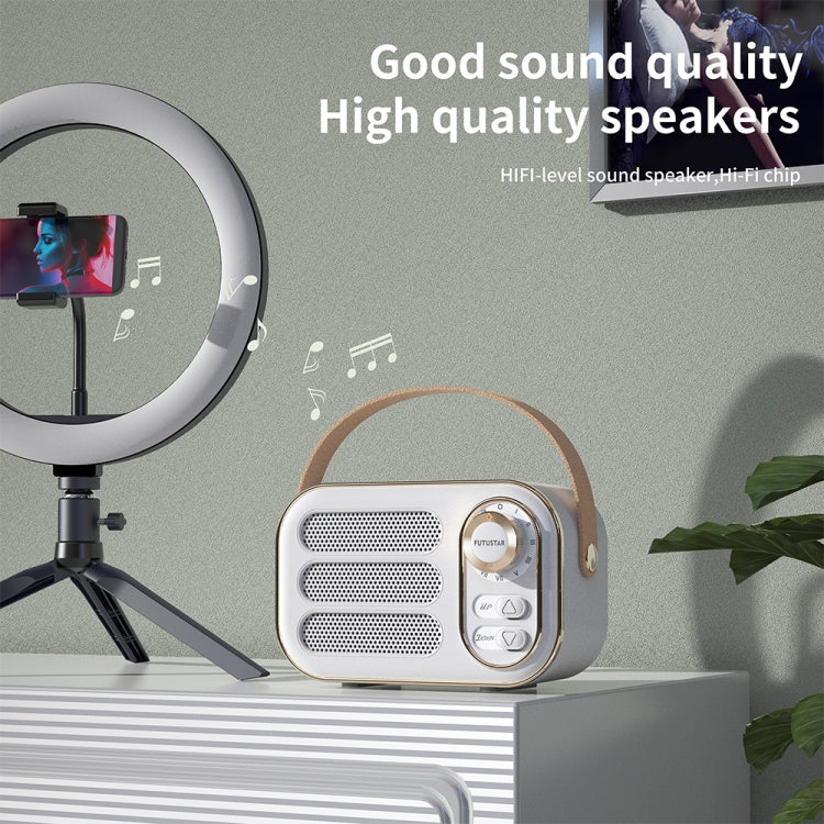 DW13 Portable HIFI Mini Retro Wireless Bluetooth Speaker(Blue) - Mini Speaker by PMC TechLife | Online Shopping South Africa | PMC TechLife