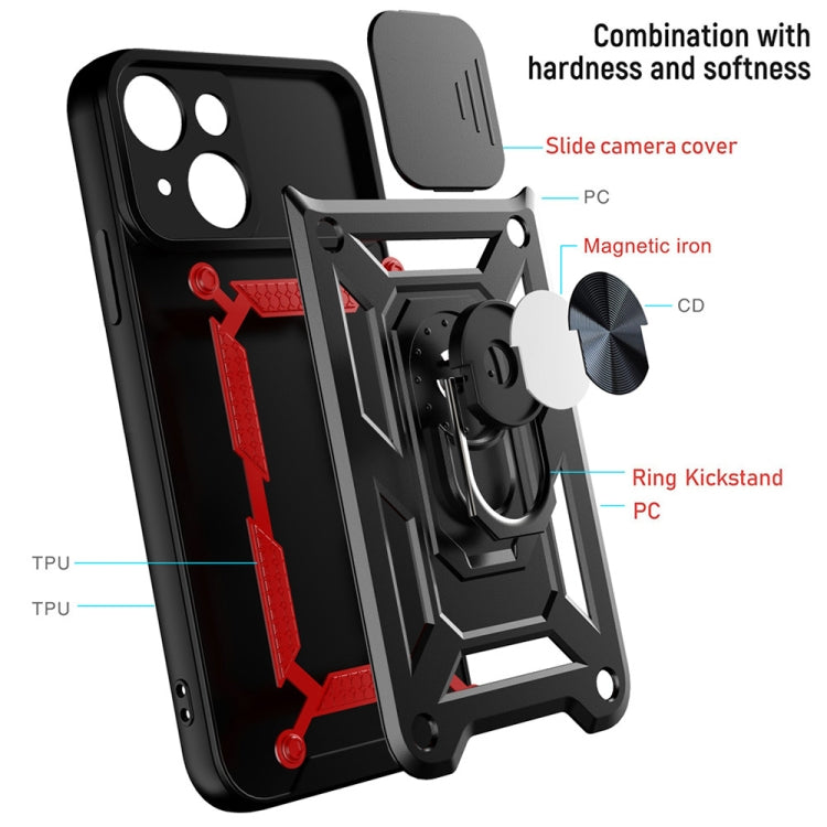 For iPhone 14 Sliding Camera Cover Design TPU+PC Phone Case (Silver) - free shipping - PMC TechLife - Order now!