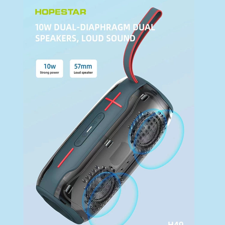 HOPESTAR H49 RGB Light TWS Waterproof Wireless Bluetooth Speaker(Black) - free shipping - PMC TechLife - Order now!