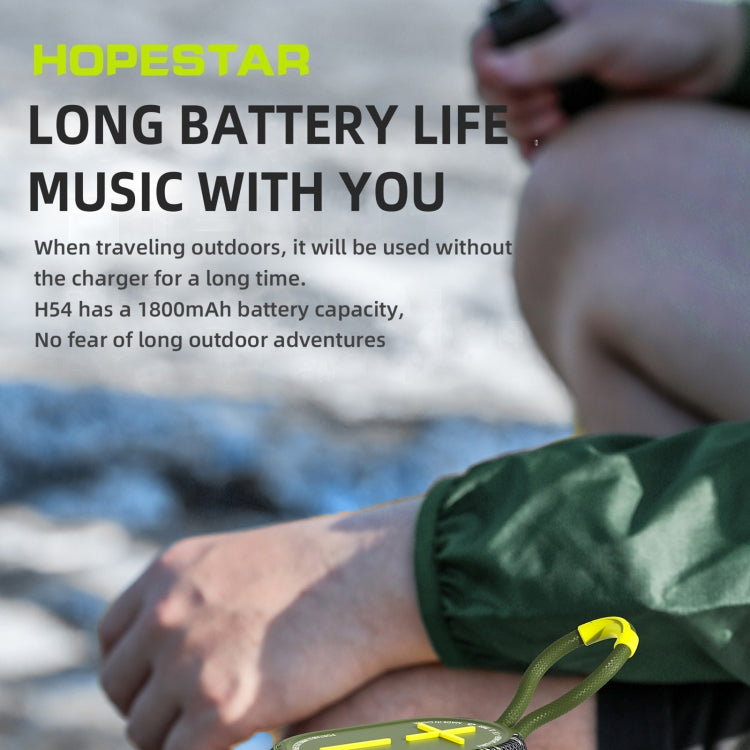 HOPESTAR H54 RGB Light TWS Waterproof Wireless Bluetooth Speaker(Grey) - Waterproof Speaker by HOPESTAR | Online Shopping South Africa | PMC TechLife | Buy Now Pay Later Mobicred