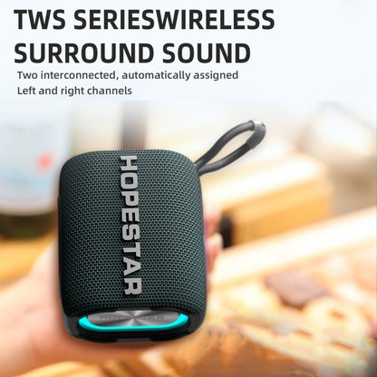 HOPESTAR H54 RGB Light TWS Waterproof Wireless Bluetooth Speaker(Grey) - Waterproof Speaker by HOPESTAR | Online Shopping South Africa | PMC Jewellery