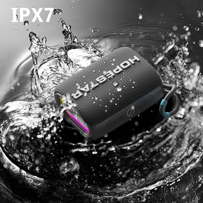 HOPESTAR H54 RGB Light TWS Waterproof Wireless Bluetooth Speaker(Grey) - Waterproof Speaker by HOPESTAR | Online Shopping South Africa | PMC Jewellery