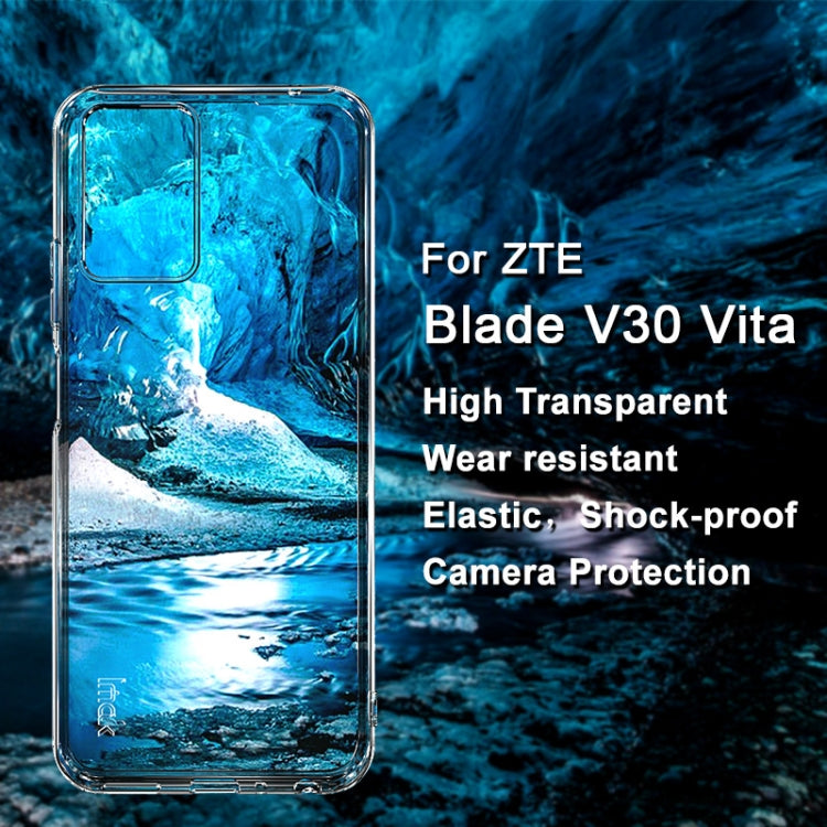 For ZTE Blade V30 Vita IMAK UX-5 Series Transparent Shockproof TPU Protective Phone Case - ZTE Cases by imak | Online Shopping South Africa | PMC TechLife | Buy Now Pay Later Mobicred