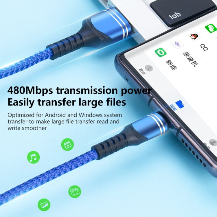 8 Pin 6A Woven Style USB Charging Cable, Cable Length: 1m(Black) - Normal Style Cable by PMC TechLife | Online Shopping South Africa | PMC TechLife