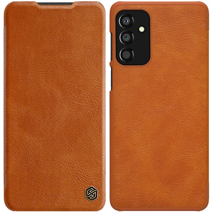 For Samsung Galaxy F23 / M23 5G NILLKIN QIN Series Crazy Horse Texture Leather Case(Brown) - Galaxy Phone Cases by NILLKIN | Online Shopping South Africa | PMC Jewellery