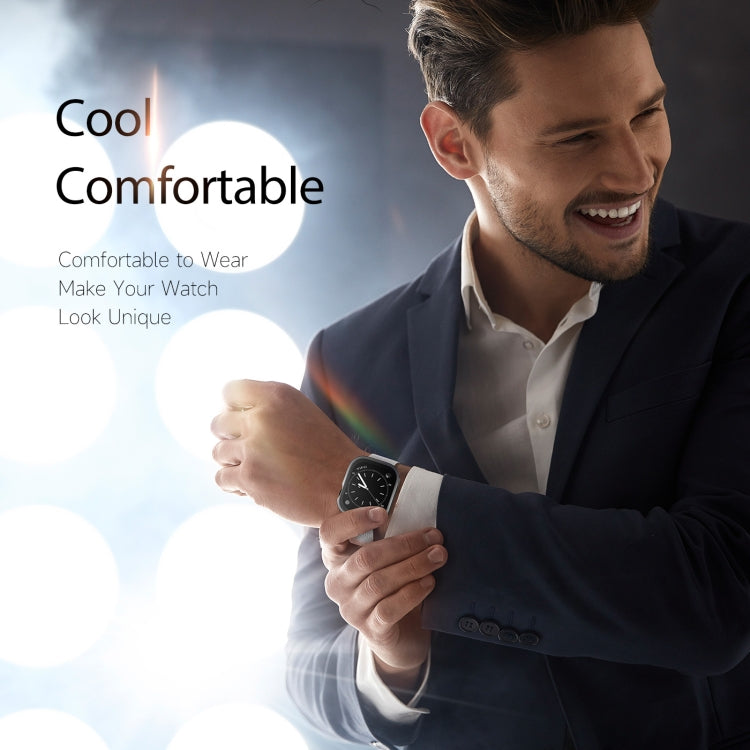 DUX DUCIS Electroplated PC Watch Case For Apple Watch Series 9 / 8 / 7 45mm(Black) - Watch Cases by DUX DUCIS | Online Shopping South Africa | PMC TechLife | Buy Now Pay Later Mobicred