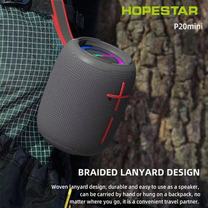 HOPESTAR P20 mini Waterproof Wireless Bluetooth Speaker(Grey) - Mini Speaker by HOPESTAR | Online Shopping South Africa | PMC Jewellery