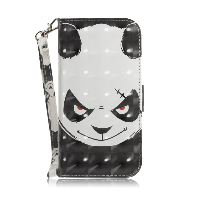 For Xiaomi 12 / 12X 3D Colored Horizontal Flip Leather Phone Case(Angry Bear) - 12 Cases by PMC Jewellery | Online Shopping South Africa | PMC Jewellery