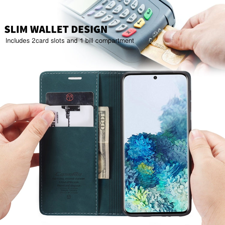 For Galaxy S20 Plus CaseMe Multifunctional Horizontal Flip Leather Case, with Card Slot & Holder & Wallet(Blue) - free shipping - PMC TechLife - Order now!