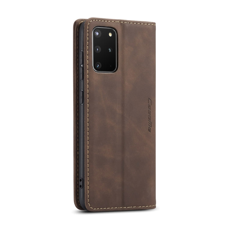 For Galaxy S20 Plus CaseMe Multifunctional Horizontal Flip Leather Case, with Card Slot & Holder & Wallet(Coffee) - Galaxy Phone Cases by CaseMe | Online Shopping South Africa | PMC TechLife | Buy Now Pay Later Mobicred