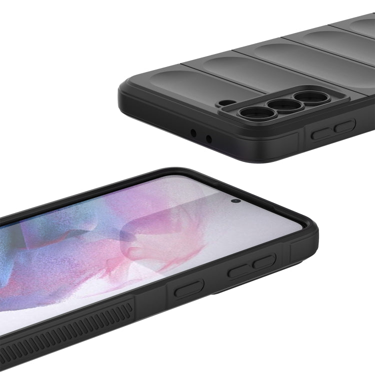 For Samsung Galaxy S21+ 5G Magic Shield TPU + Flannel Phone Case(Black) - free shipping - PMC TechLife - Order now!