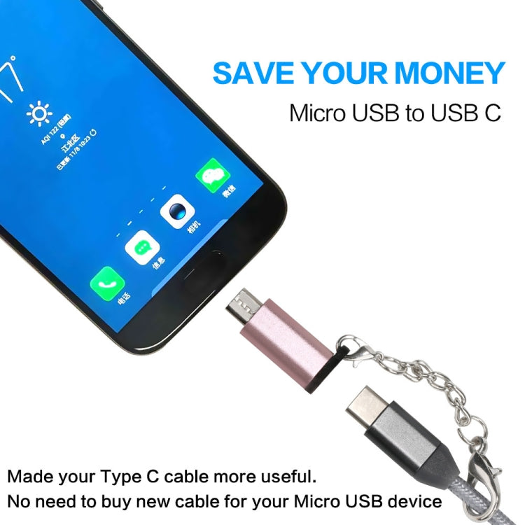 5 PCS USB-C / Type-C Female to Micro USB Male Connector Adapter Random Delivery - free shipping - PMC TechLife - Order now!