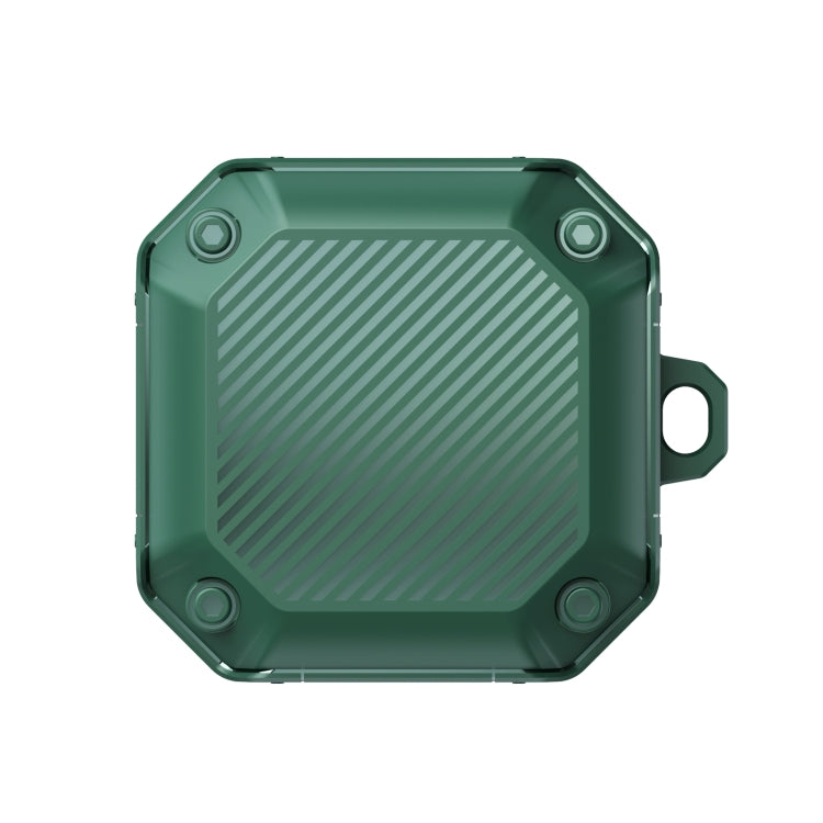 For Samsung Galaxy Buds Live / Buds 2 / Buds Pro / Buds 2 Pro Shield Armor Waterproof Wireless Earphone Protective Case(Dark Green) - Samsung Earphone Case by PMC TechLife | Online Shopping South Africa | PMC TechLife