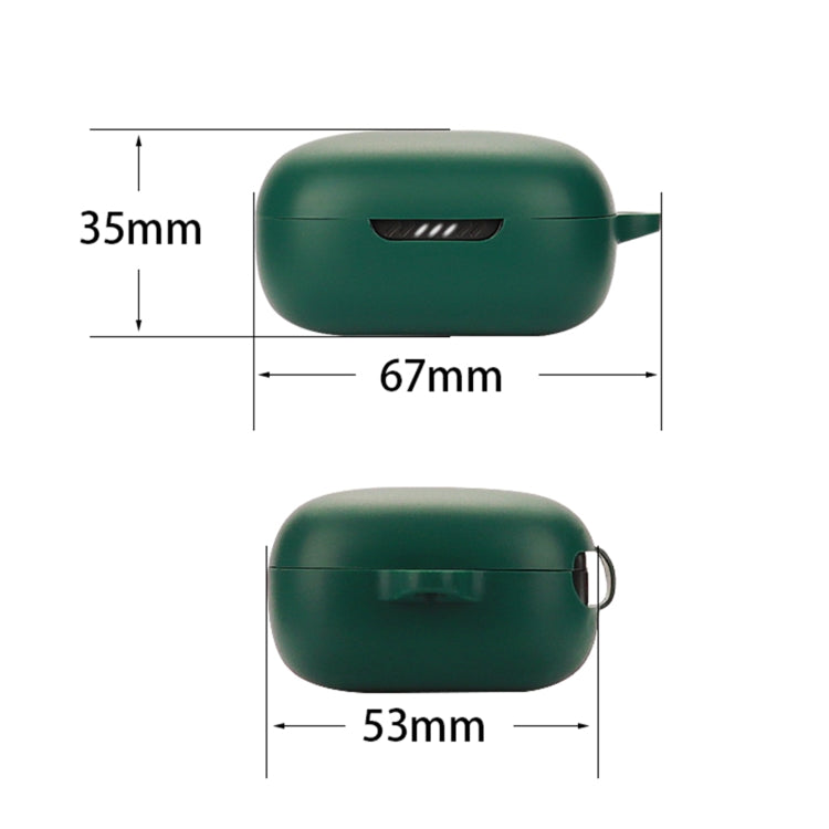 Bluetooth Earphone Silicone Protective Case For JBL Live Free 2 TWS(Black) - JBL Earphone Case by PMC TechLife | Online Shopping South Africa | PMC TechLife | Buy Now Pay Later Mobicred
