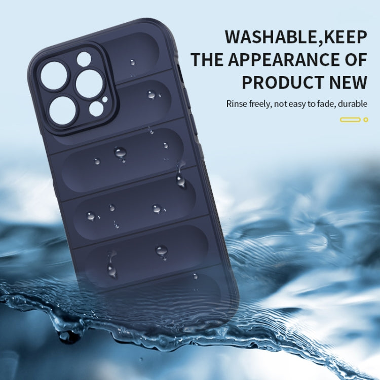 For iPhone 14 Pro Magic Shield TPU + Flannel Phone Case(Wine Red) - free shipping - PMC TechLife - Order now!