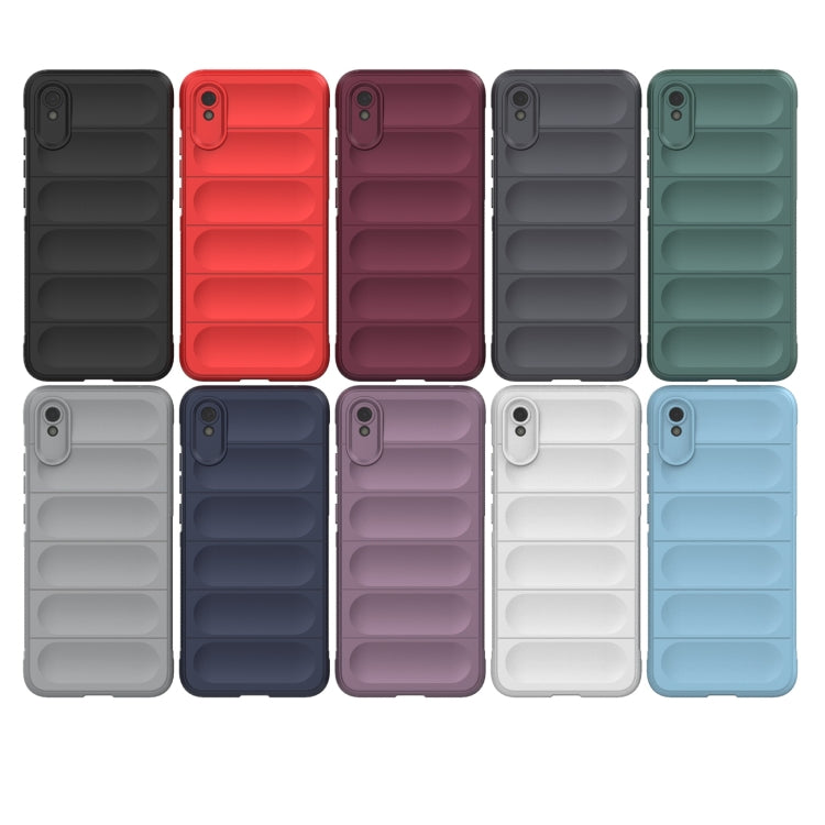 For Xiaomi Redmi 9A Magic Shield TPU + Flannel Phone Case(Light Blue) - free shipping - PMC TechLife - Order now!