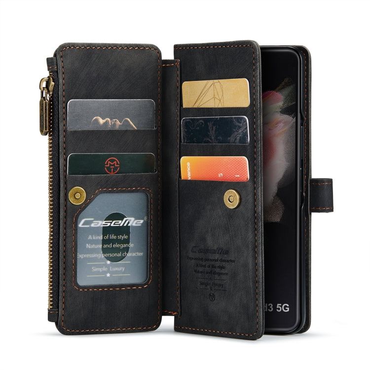 For Samsung Galaxy Z Fold3 5G CaseMe C30 Multifunctional Phone Leather Phone Case(Black) - free shipping - PMC TechLife - Order now!