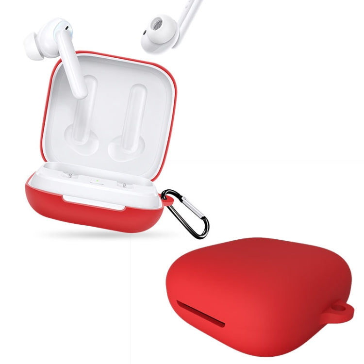 For OPPO Enco W51 Wireless Earphone Silicone Protective Case(Red) - Other Earphone Case by PMC TechLife | Online Shopping South Africa | PMC TechLife