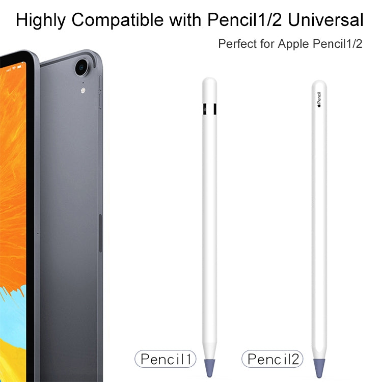 8 PCS / Set Universal Wearable Stylus Nib Cover For Apple Pencil 1 / 2(Pink) - Pencil Accessories by PMC TechLife | Online Shopping South Africa | PMC TechLife