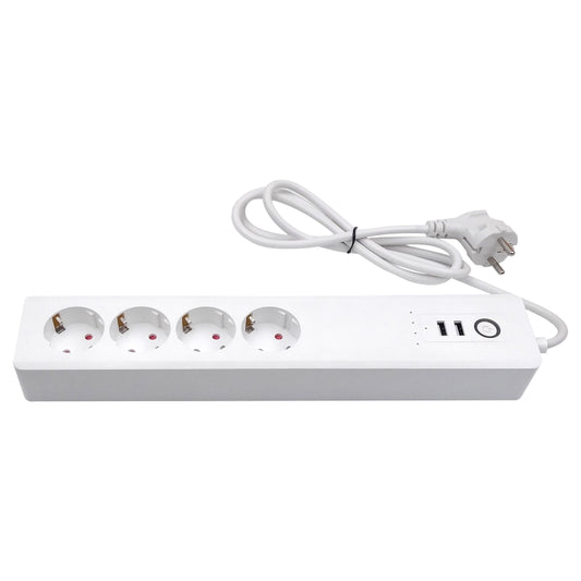 WiFi 16A SM-SO306-E 4 Holes + 2 USB Multi-purpose Smart Power Strip, EU Plug - Smart Socket by PMC Jewellery | Online Shopping South Africa | PMC Jewellery