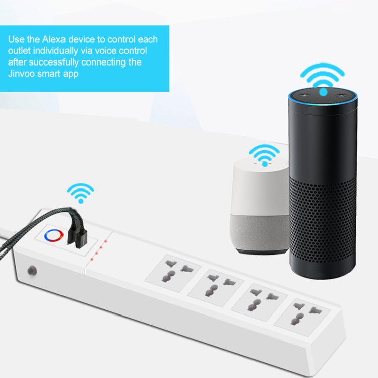 ZigBee 10A SM-SO306-M 4 Holes + 2 USB Multi-purpose Smart Power Strip(UK Plug) - Smart Socket by PMC TechLife | Online Shopping South Africa | PMC TechLife