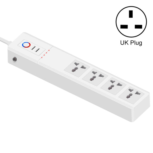 ZigBee 16A SM-SO306-M 4 Holes + 2 USB Multi-purpose Smart Power Strip(UK Plug) - Smart Socket by PMC Jewellery | Online Shopping South Africa | PMC Jewellery