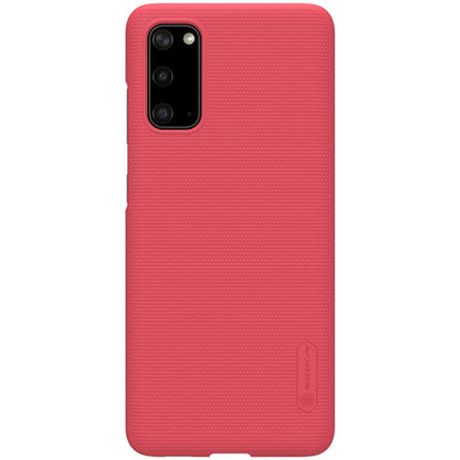 For Galaxy S20 / Galaxy S20 5G NILLKIN Frosted Concave-convex Texture PC Case(Red) - Galaxy Phone Cases by NILLKIN | Online Shopping South Africa | PMC Jewellery