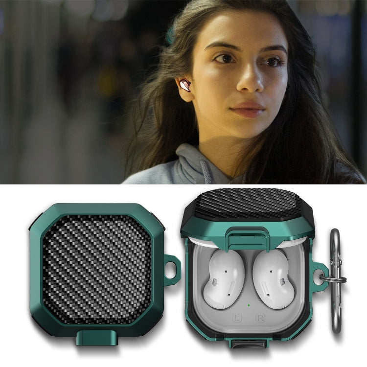 For Samsung Galaxy Buds Live/Buds Pro/Buds 2/2 Pro Anti-fall Earphones Case with Switch(Black Red 1) - Samsung Earphone Case by PMC TechLife | Online Shopping South Africa | PMC TechLife