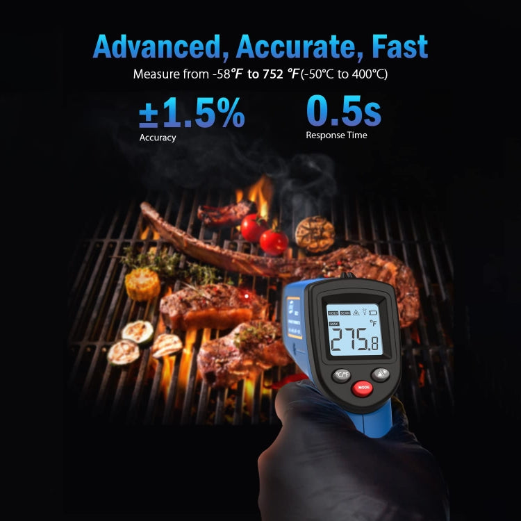 BENETECH GM321 Digital Non-Contact Infrared Thermometer, Battery Not Included - Thermostat & Thermometer by BENETECH | Online Shopping South Africa | PMC Jewellery | Buy Now Pay Later Mobicred