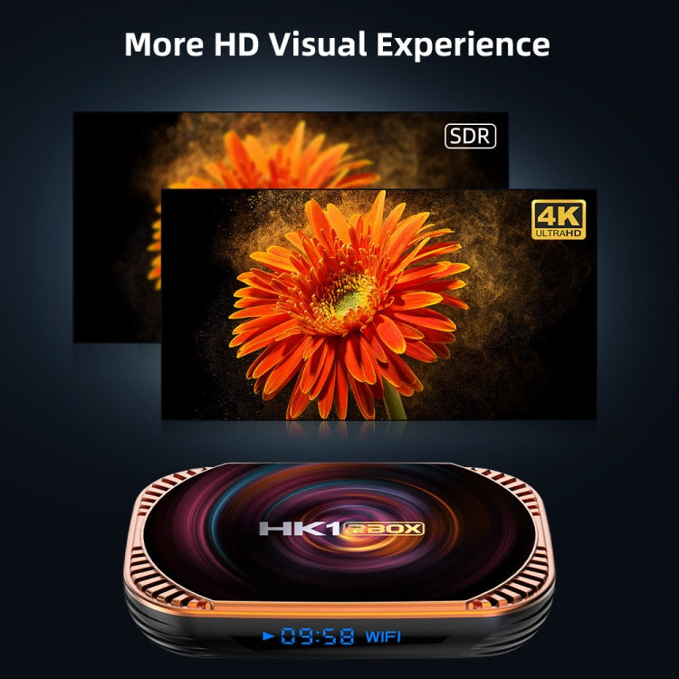 MECOOL HK1RBOX X4 4K TV Box, Android 11 Amlogic S905X4 CPU with RC 4GB+32GB(EU Plug) - free shipping - PMC TechLife - Order now!