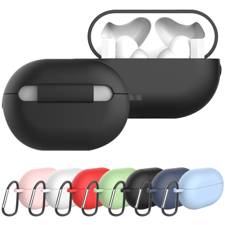 Earphone Silicone Protective Case for Huawei FreeBuds Pro, Type:with Buckle(Pink) - Huawei Earphone Case by PMC TechLife | Online Shopping South Africa | PMC TechLife