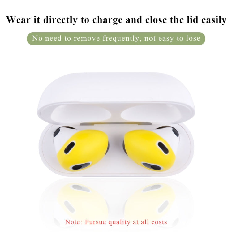 3 Pairs Earphone Silicone Earmuffs For AirPods 3(Blue+Red+Yellow) - For AirPods 3 by PMC TechLife | Online Shopping South Africa | PMC TechLife